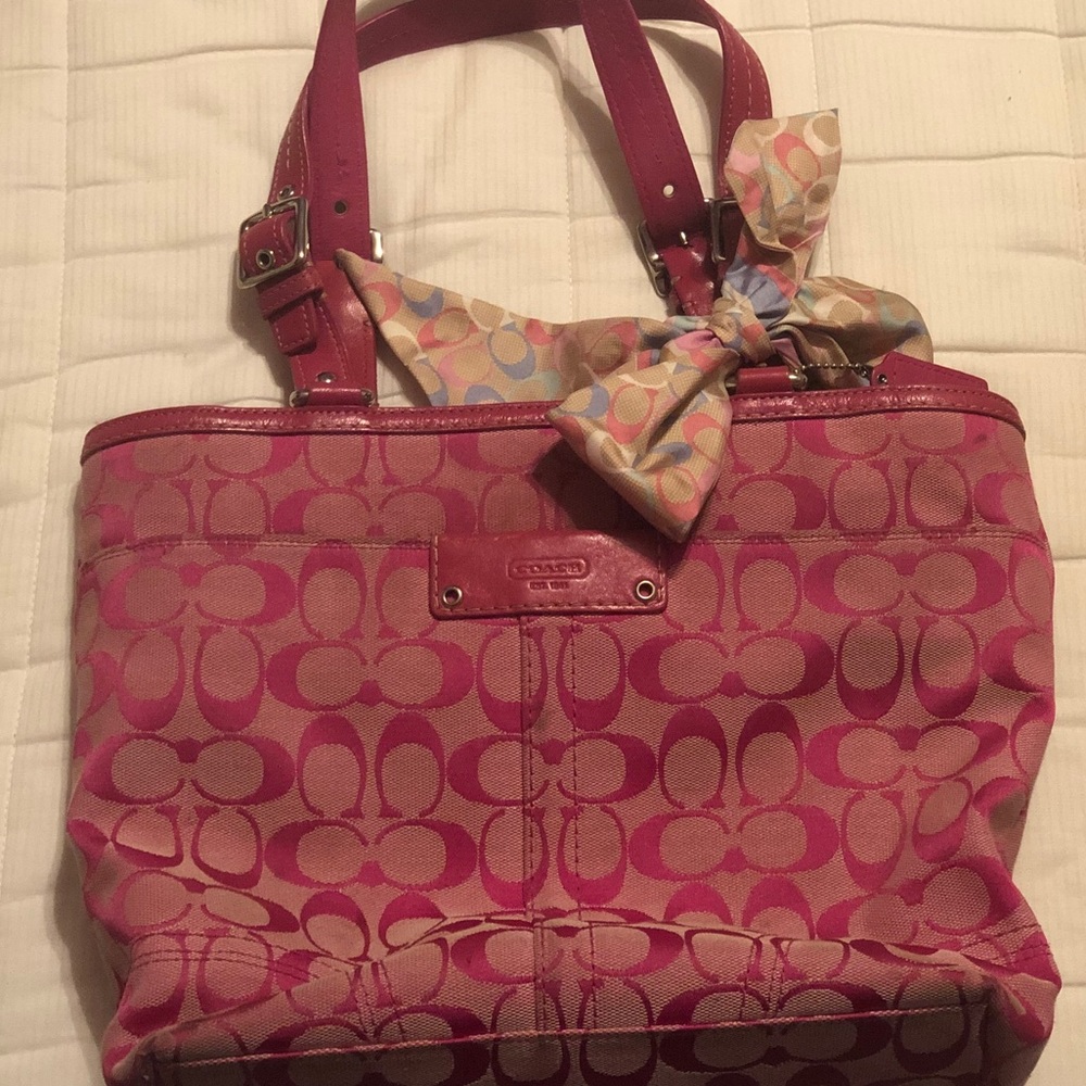 Pink Coach purse